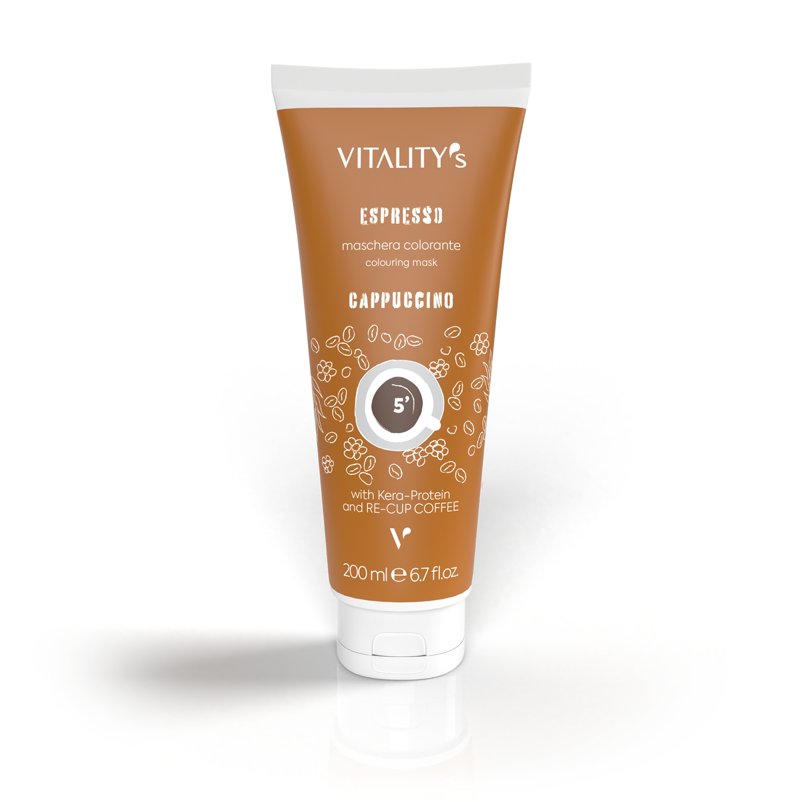 ماسك صبغة إسبريسو باللون الكابوشينو