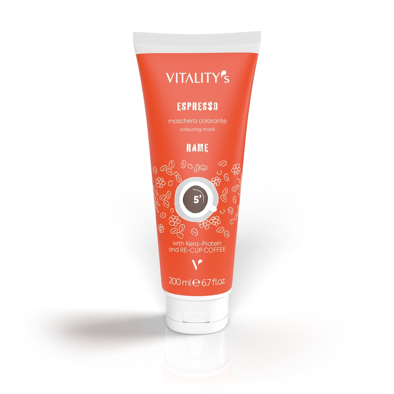 ماسك صبغة إسبريسو باللون النحاسي