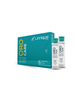أمبولات إصلاح الشعر ومكافحة الشيخوخة من يونيك  – 15 مل 